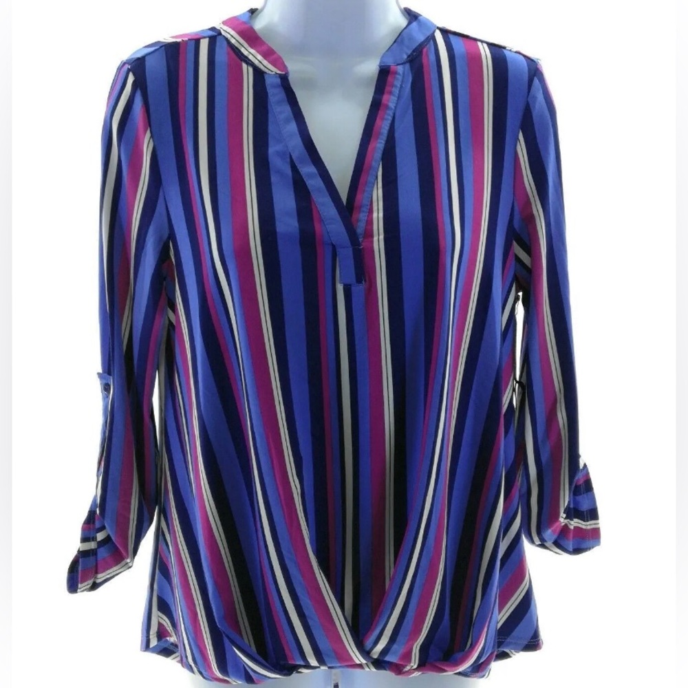 Fyve Women’s Multi Color Stripe Casual Top